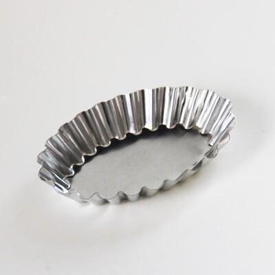 Mini Kek Kalıbı - Oval Kayık Pasta NO:8