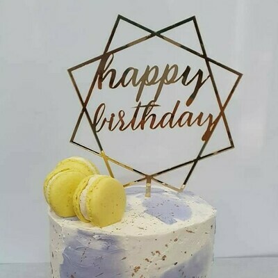 Pasta Topper - Kare Happy Birthday