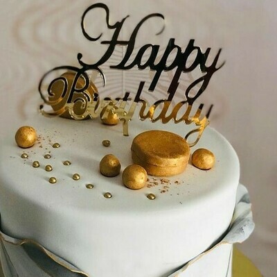 Pasta Topper - Happy Birthday