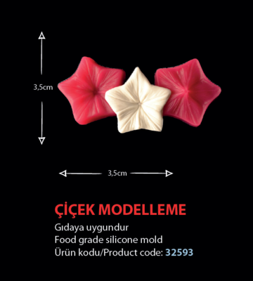 32593 Çiçek Modelleme