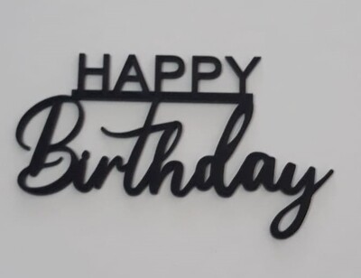 Pasta Topper 15400 Happy Birthday