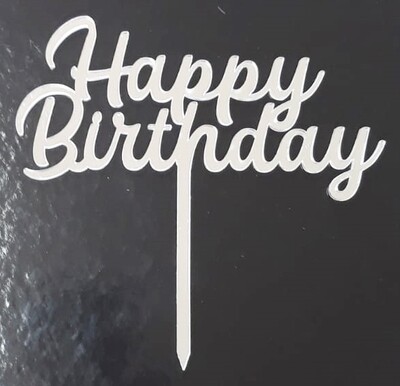 Pasta Topper 15401 Happy Birthday