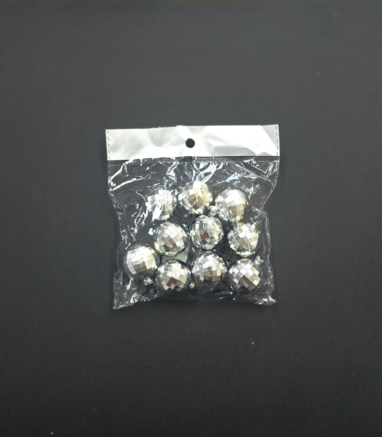 Disko Topları 3 Cm 10'lu Gümüş