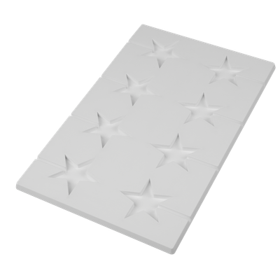 52091 8'Li Şeker Kalıbı Yıldız