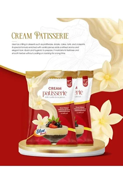 Vanilya Parçacıklı Pastacı Kreması 1 Kg