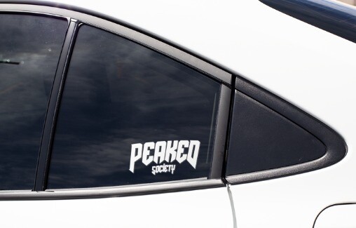 Mini Peaked Society Decals x2