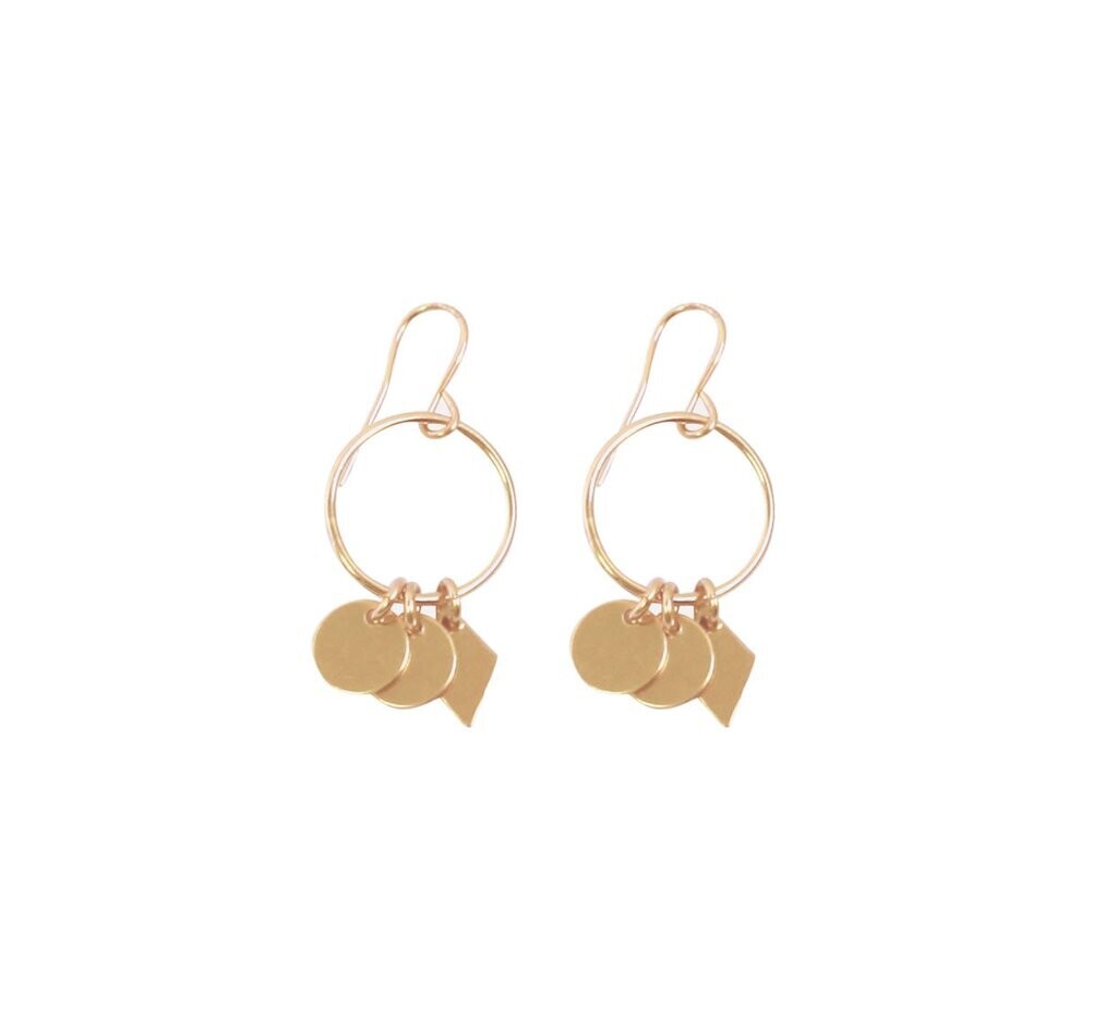 Mini Earring with Charms- GOLD