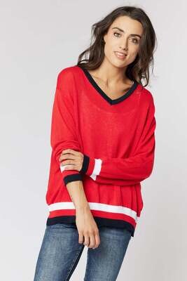 College Knit - Rosso Red