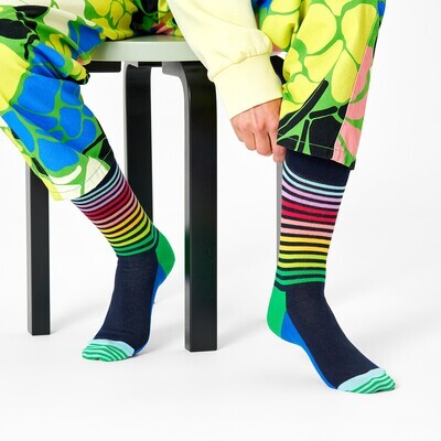 Half Stripe Socks- Size 41 - 46