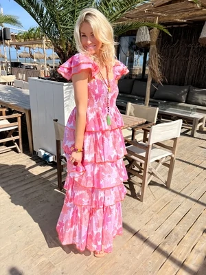 Place Du Soleil | Multi Pink Dress