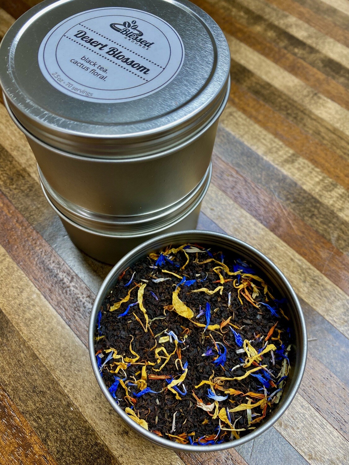 Tea Tin - Desert Blossom