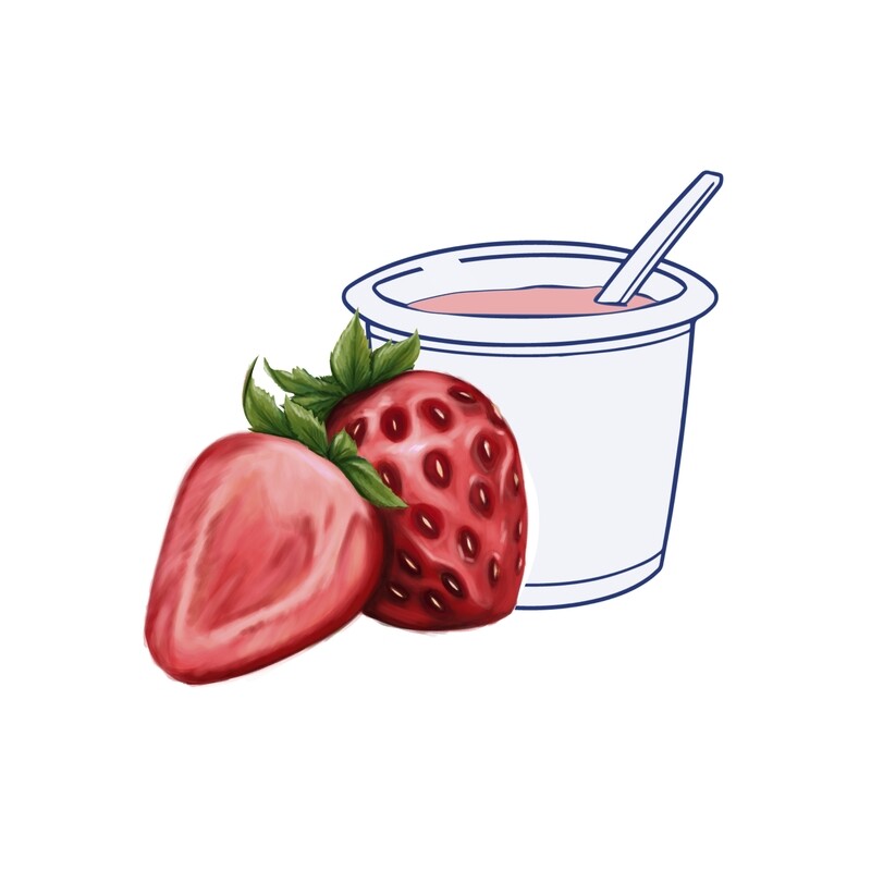 Yogur Fresa 500 gr.