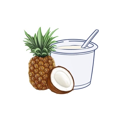 Yogur Coco-Piña 500 gr.