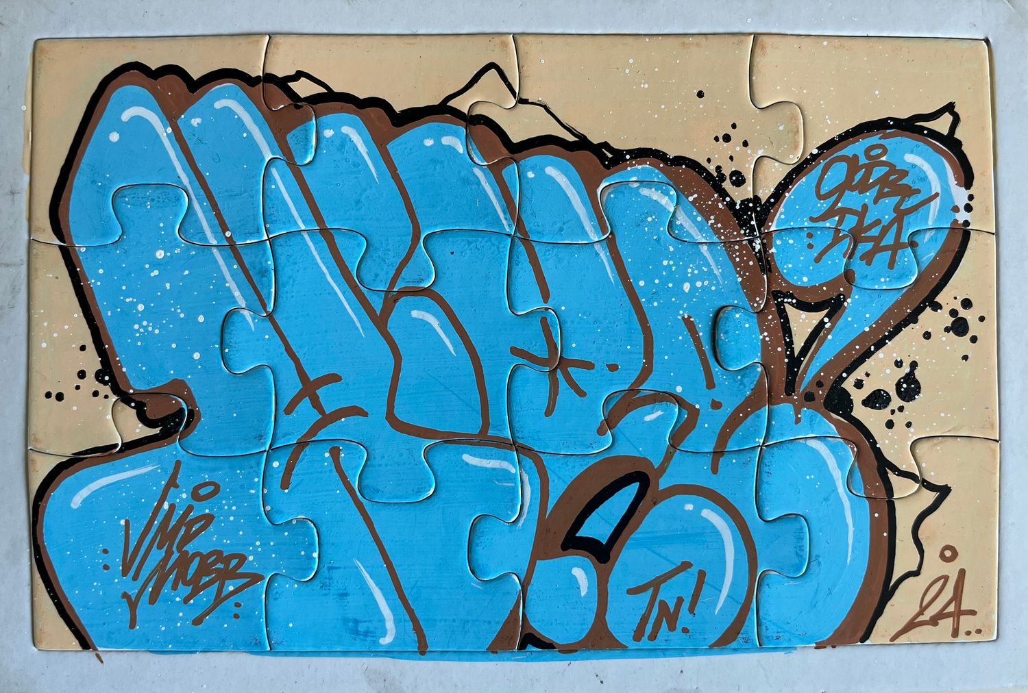 PUZZLE "Throw up"- 12 et 30 pcs
