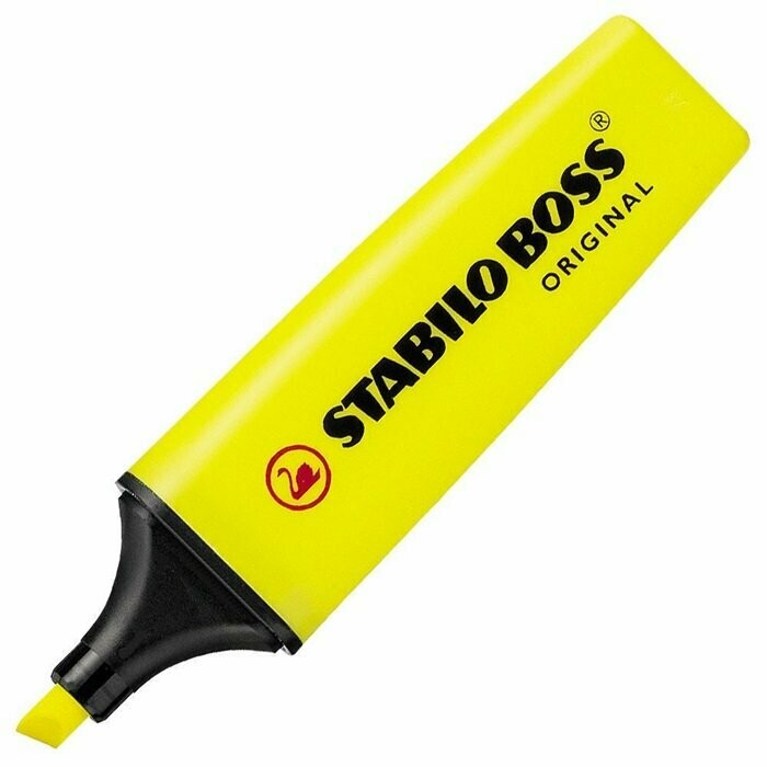 Marcador fluorescente STABILO BOSS amarillo
