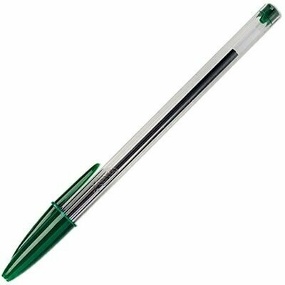 Bolígrafo BIC cristal verde