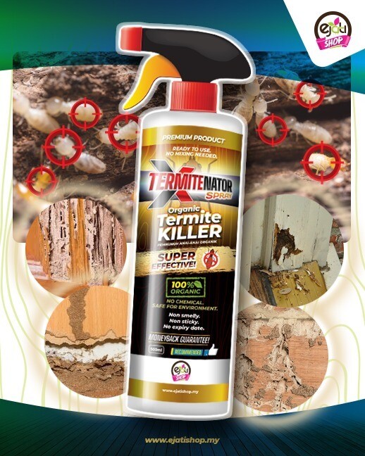 THE XTERMITENATOR SPRAY / PEMBUNUH ANAI2 ORGANIK BERKESAN