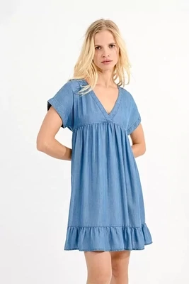 Robe jeans fin