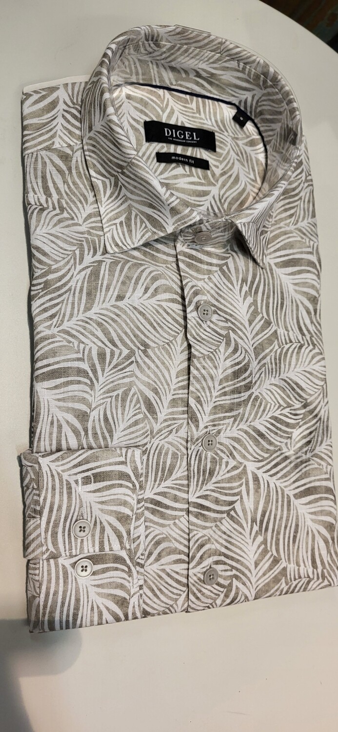 Chemise en lin manches longues