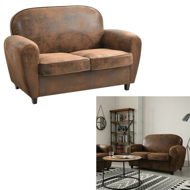 Ensemble Canapé+Fauteuil Ensemble Canapé+Fauteuil "CLUB" Marron