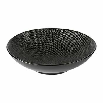Assiette Creuse 19cm Vesuvio Noir