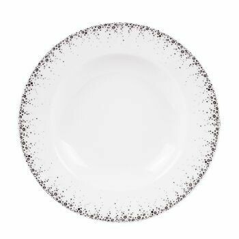 Assiette Creuse 22cm Boréalis Gris