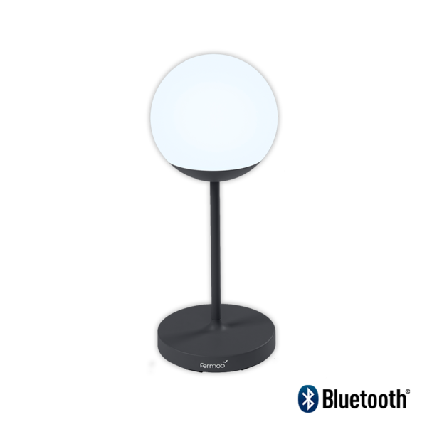 Lampe Mooon! H.63cm Carbone