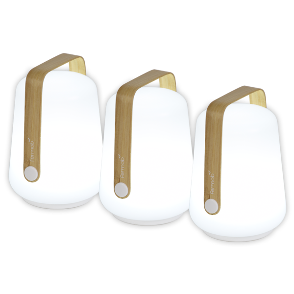 Lot de 3 lampes Balad H.12cm BAMBOO