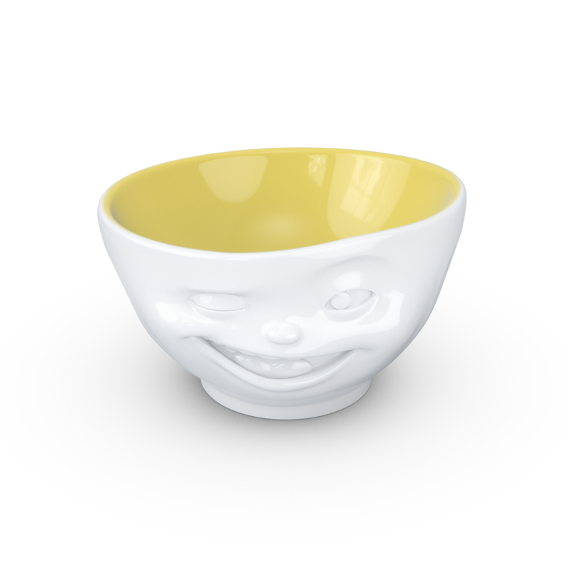 Bol "Clin d'Oeil" Intérieur Jaune 500mL