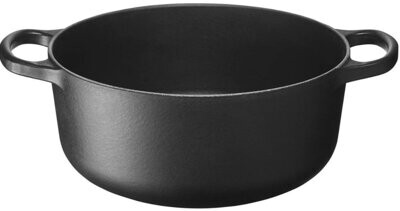 Cocotte ronde LE CREUSET 24cm noir mat