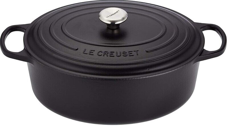 Cocotte ovale  LE CREUSET 29cm noir mat