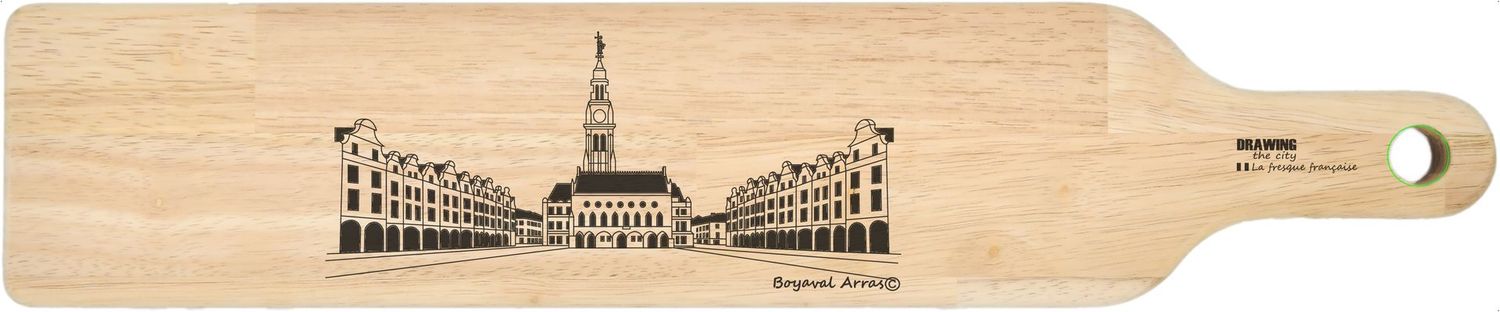 Planche longue 50cmx10cm ARRAS par DRAWING the City