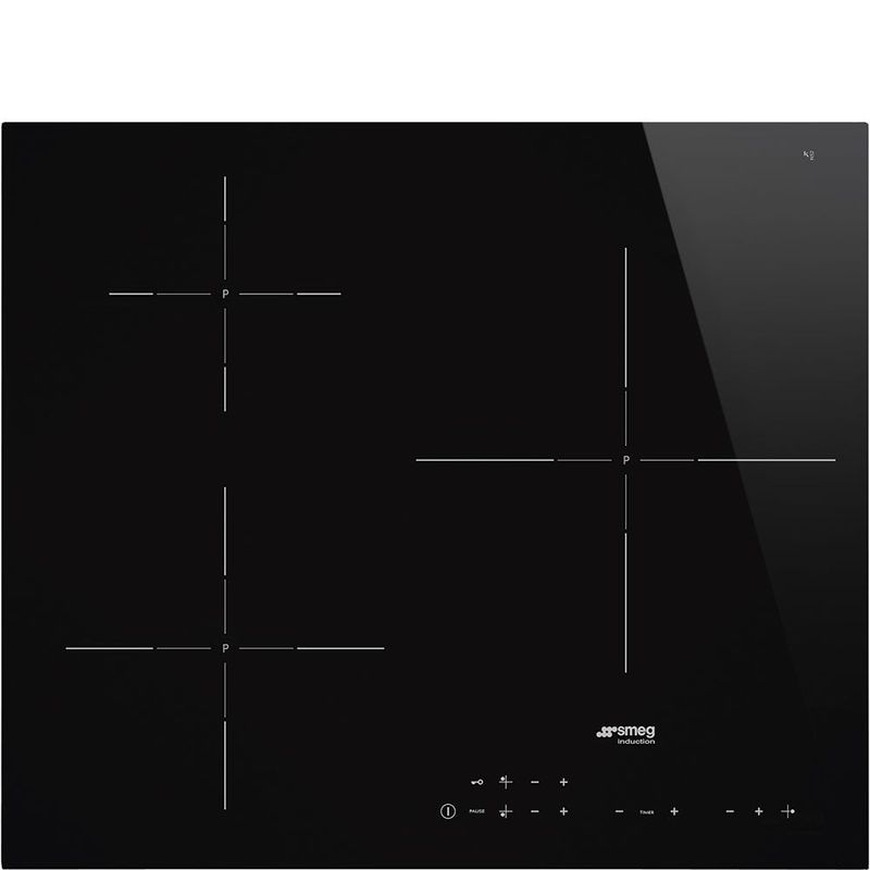 Table de cuisson induction Noir SMEG SI5632D