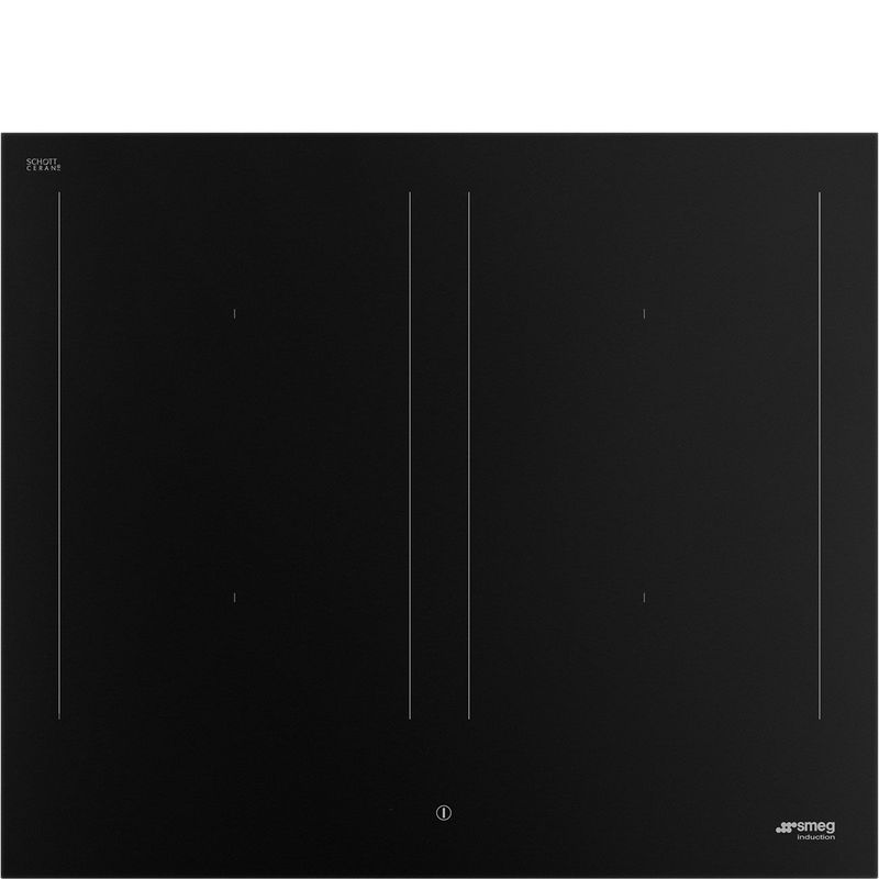 Table induction 4 foyers 60 cm - Noir SIM3644N SMEG Table induction 4 foyers 60 cm - Noir SIM3644N SMEG