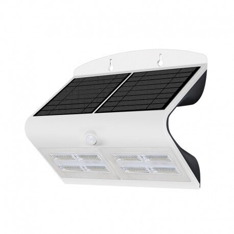 Applique Mur. LED Solaire 6.8W 4000°K Blanc+D
