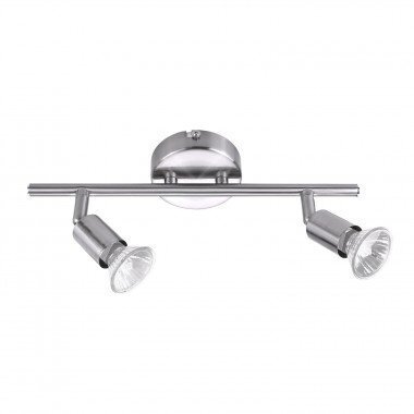 APPLIQUE ORIENTABLE OASIS 2 SPOTS ARGENTE