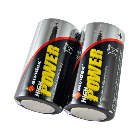 PILES LR14   SUNDEX PACK X 2  SUPER ALCALINES