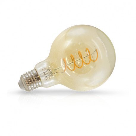 AMP.LED E27 G95 Filament Spirale 4W 2700°K Go