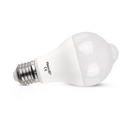 Ampoule LED + Détecteur E27 12W 3000°K