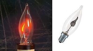 AMP E14 FLAMME 3W EFFET BOUGIE SCINTILLANTE S