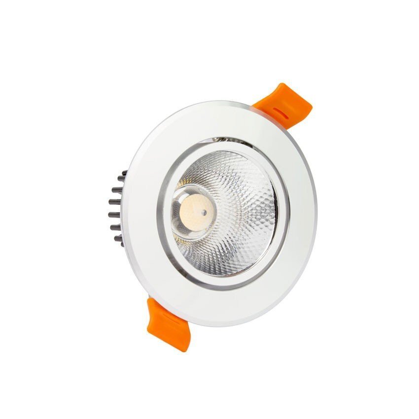 Spot LED COB Orientable Rond 12W Argenté BN