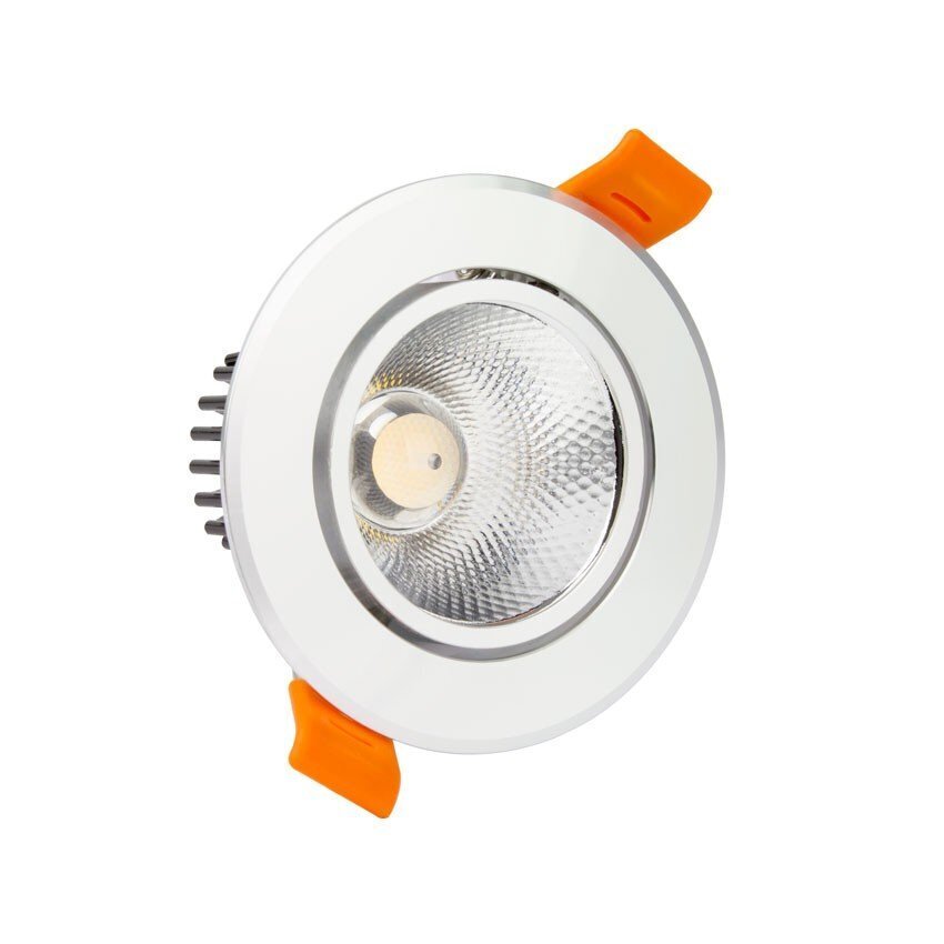 SPOT LED COB Orientable Rond 7W Argenté BF