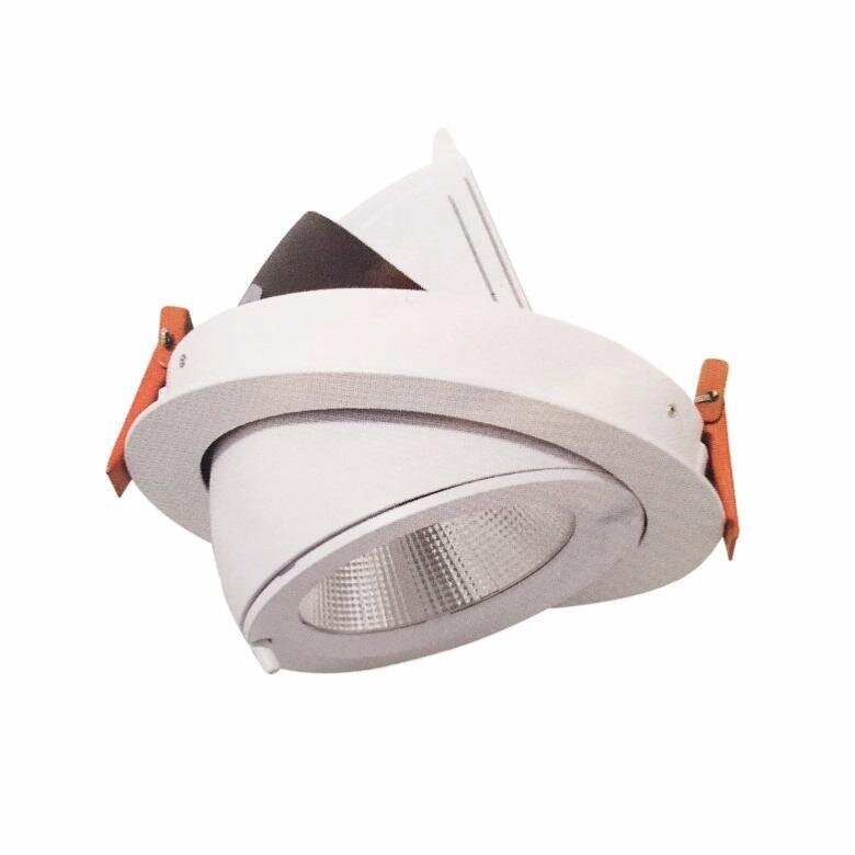 ESCARGOT LED COB 40W 160° ROND ORIENTABLE BN