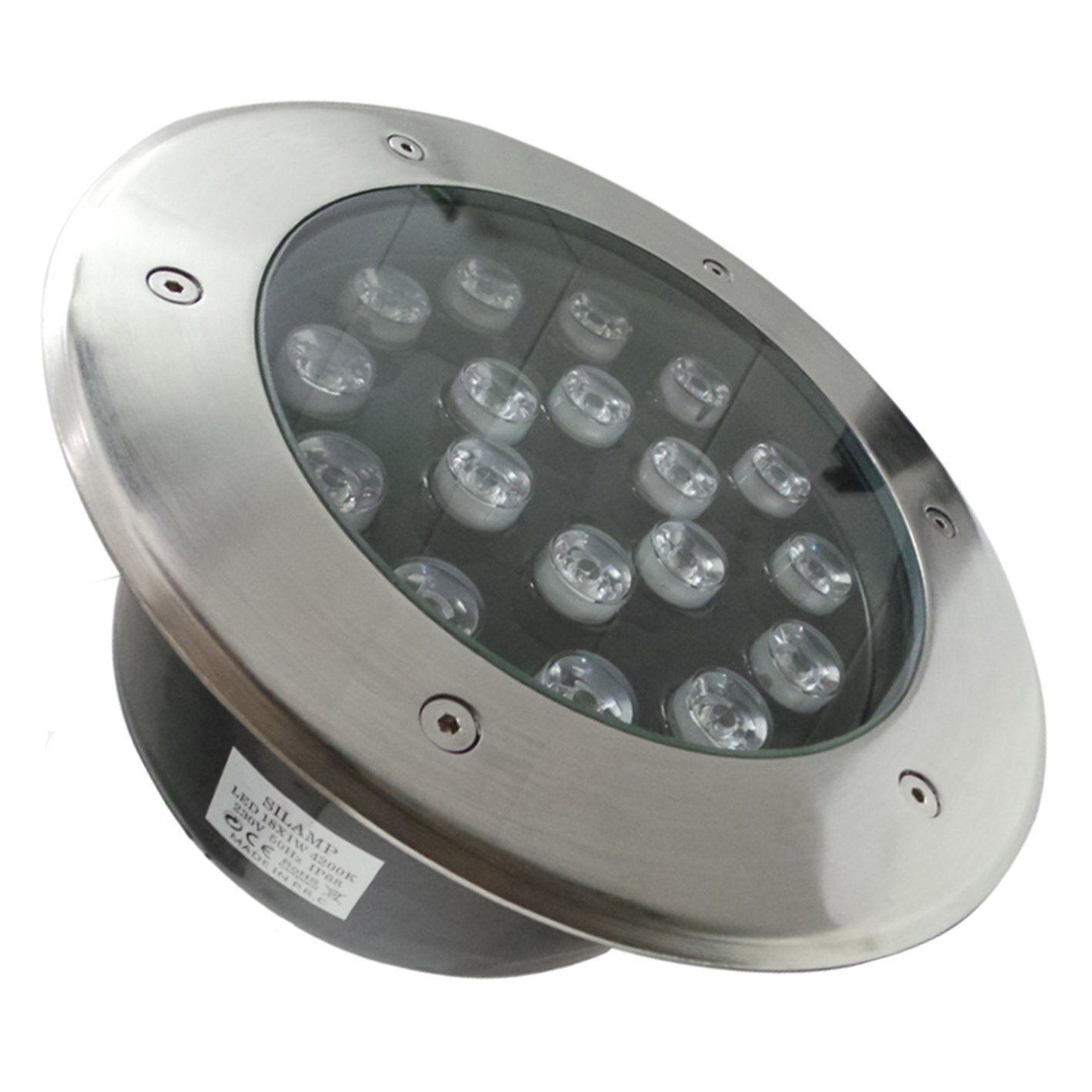 SPOT EXTERIEUR ENCAST. SOL LED 18W IP65 BC