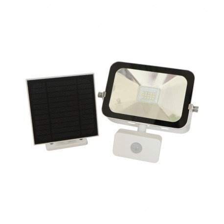 PROJ. LED 10 W SOLAIRE + DETECTEUR 4000°K BLA
