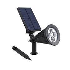 Spot LED Solaire sur Piquet IP65 BN