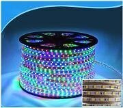 Ruban LED 220V 1M SMD5050 RGB 60LED/m IP65