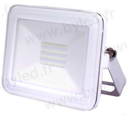 PROJECTEUR LED ULTRA PLAT 10W BLANC BC