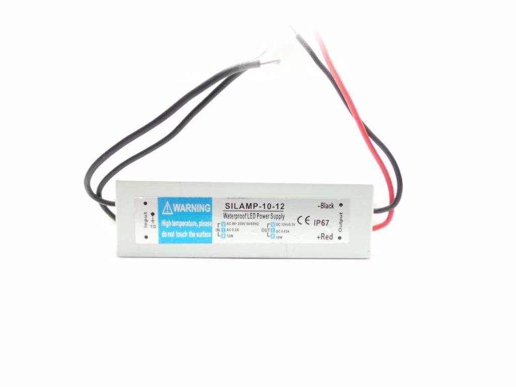 Transformateur IP67 10W / 220V - 12V DC 0.83A