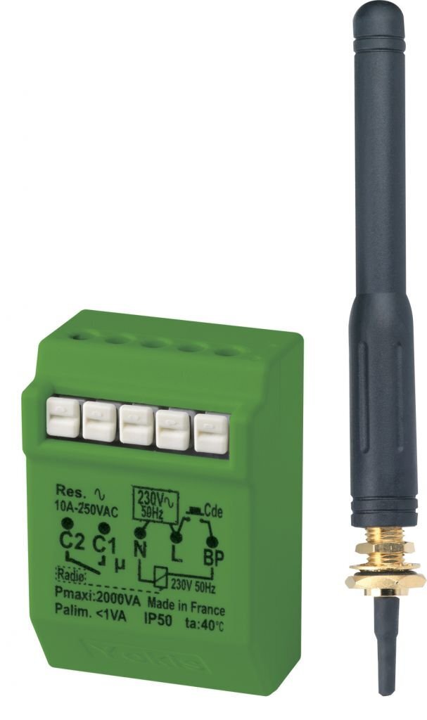 Télérup. YOKIS Tempo 10A RAD 2KW Pow Ant Ext